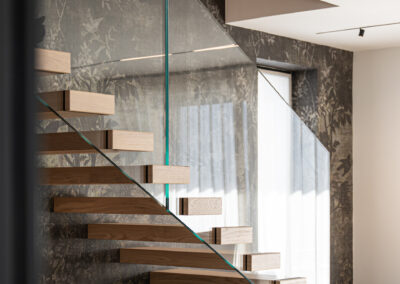 Dettaglio scala moderna