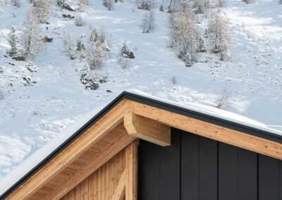 dettaglio materiali rifugio